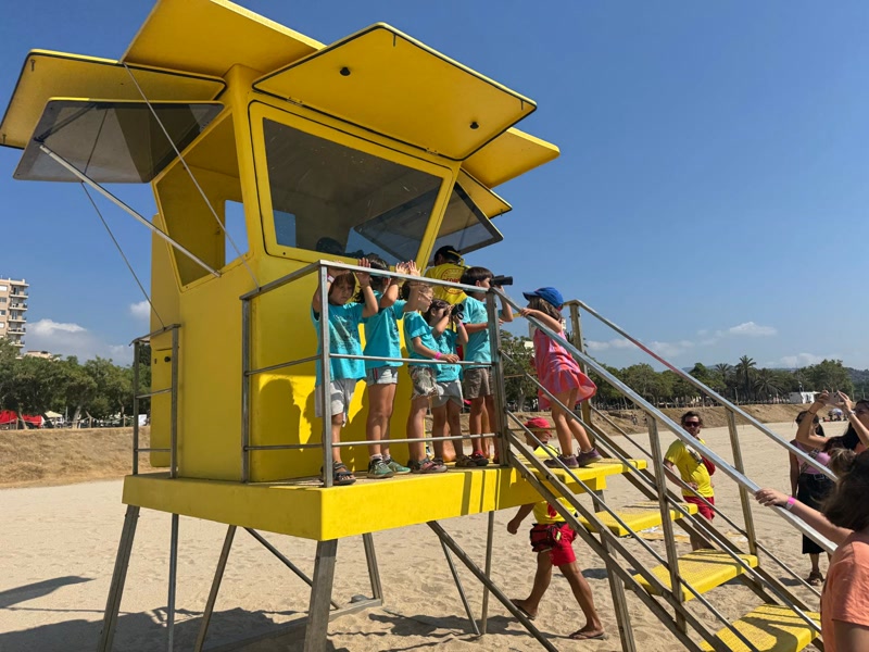 Els casals d’estiu de Mataró, socorristes per un dia