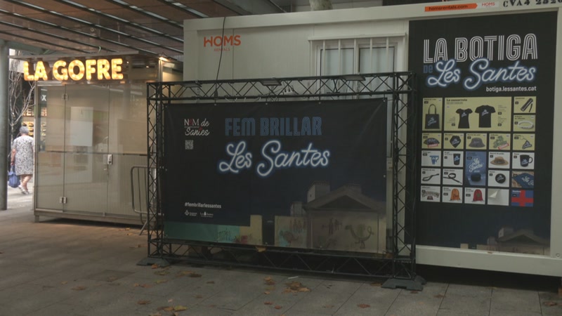 Photocall de la plaça Santa Anna