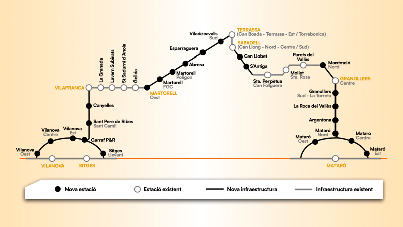 <strong>Alegria continguda al Maresme davant la recuperaci&oacute; del projecte del tren orbital</strong>