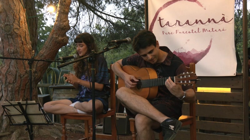 Marina Campos i en Jaimito, els darrers a tocar al Festival Nosaltres&nbsp;