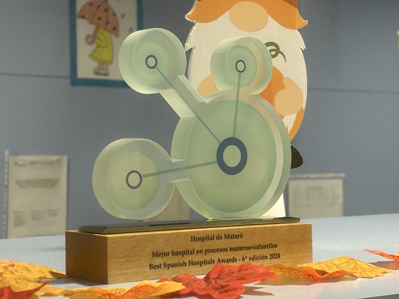 <strong>L&rsquo;Hospital de Matar&oacute;, premiat com a millor centre p&uacute;blic maternoinfantil </strong><br />
&nbsp;