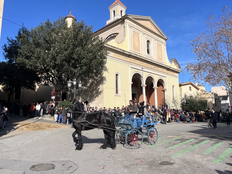 Vilassar de Dalt viu els Tres Tombs el mateix dia del patr&oacute; dels animals&nbsp;&nbsp;