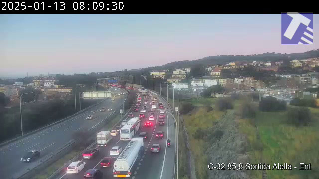 Mat&iacute; amb complicacions en la mobilitat entre el Maresme i Barcelona