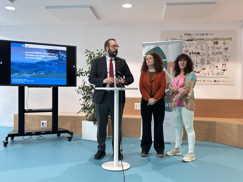 <strong>1&#39;4 milions per adaptar les escoles al canvi clim&agrave;tic</strong>