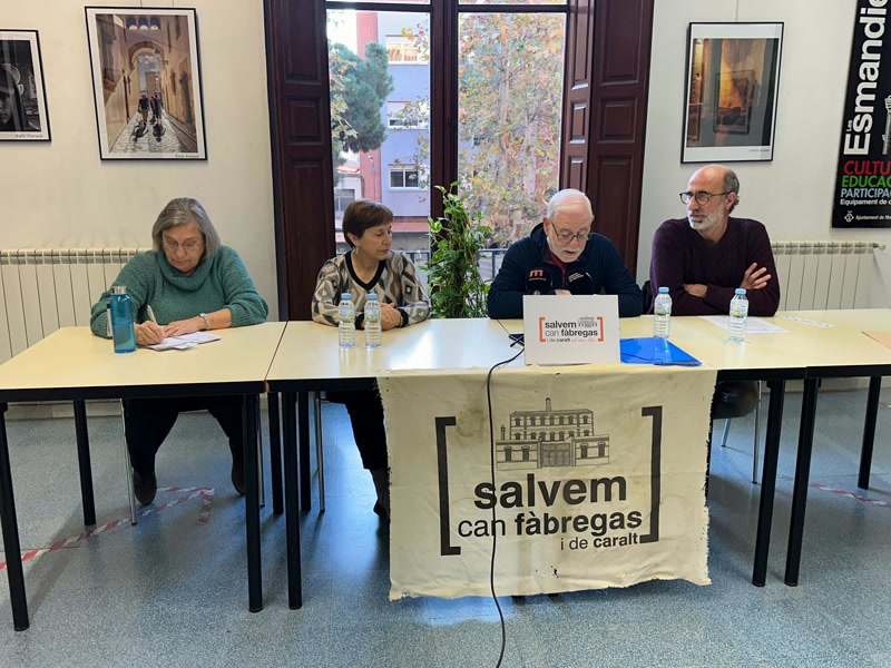 <strong>La Plataforma Salvem Can F&agrave;bregas desconfia que l&rsquo;actual govern reconstrueixi la nau</strong>