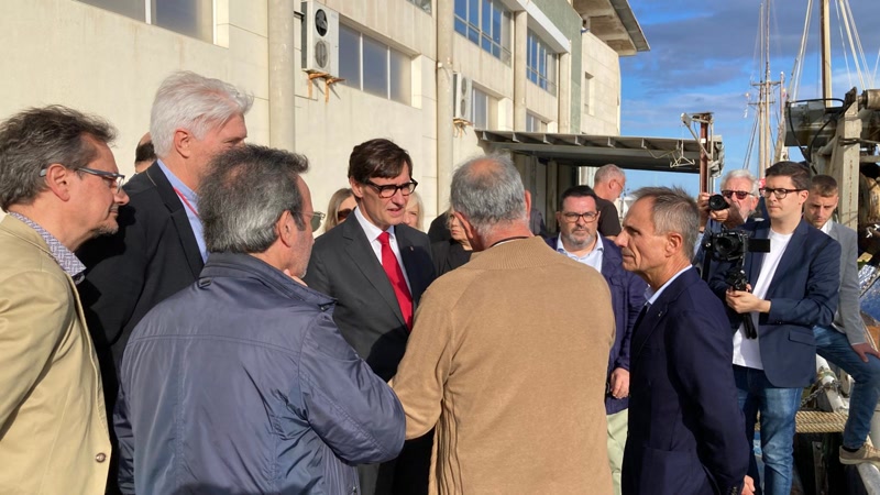 Illa es compromet a escoltar el sector pesquer en la seva primera visita al Maresme