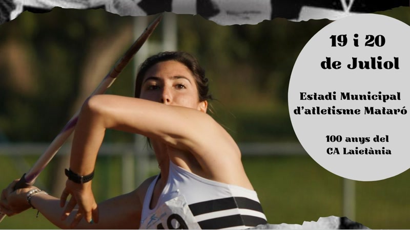 Plat fort de Santes amb el Campionat de Catalunya d&rsquo;Atletisme
