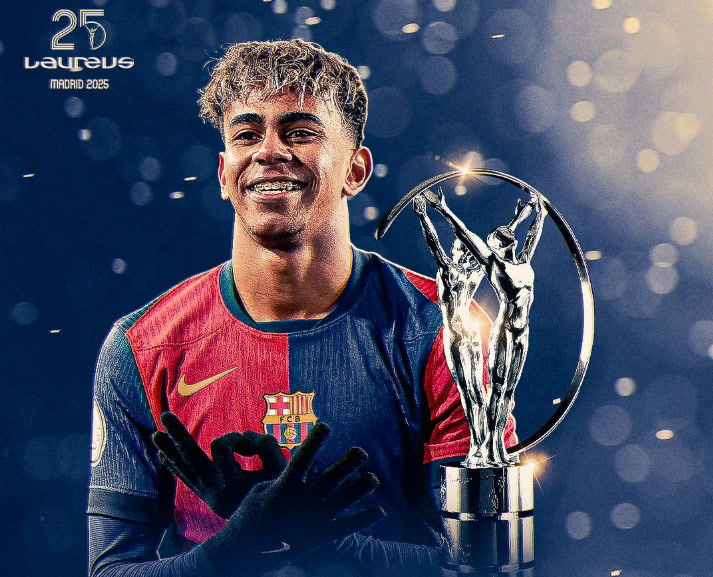 Lamine Yamal &eacute;s la revelaci&oacute; dels Premis Laureus