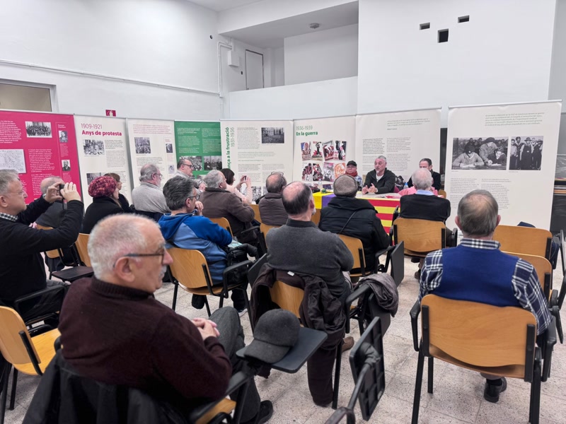 La UGT Maresme acull una exposici&oacute; itinerant que repassa la hist&ograve;ria del sindicat