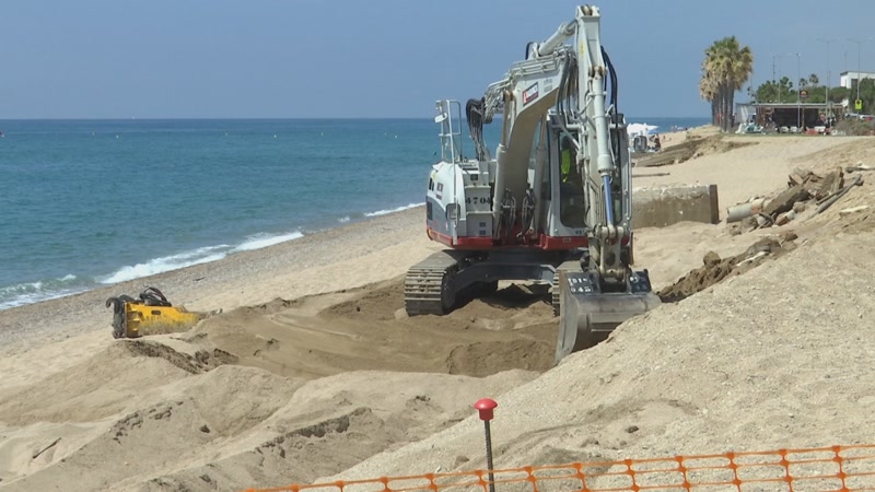 <strong>Les obres per arranjar la platja de Pineda s&rsquo;allargaran m&eacute;s del previst</strong>
