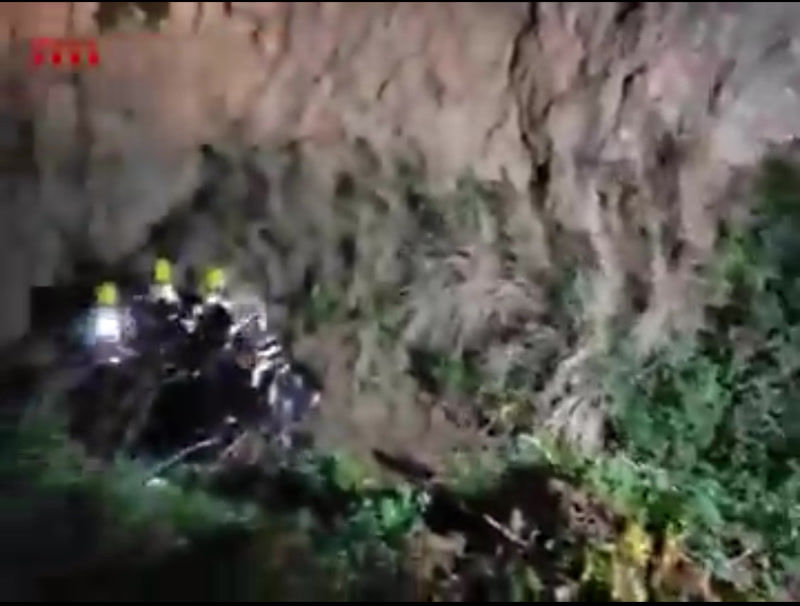 Rescaten el conductor d&#39;un cotxe que ha caigut des de 20 metres d&#39;al&ccedil;ada a Arenys de Munt<strong>&nbsp;</strong>