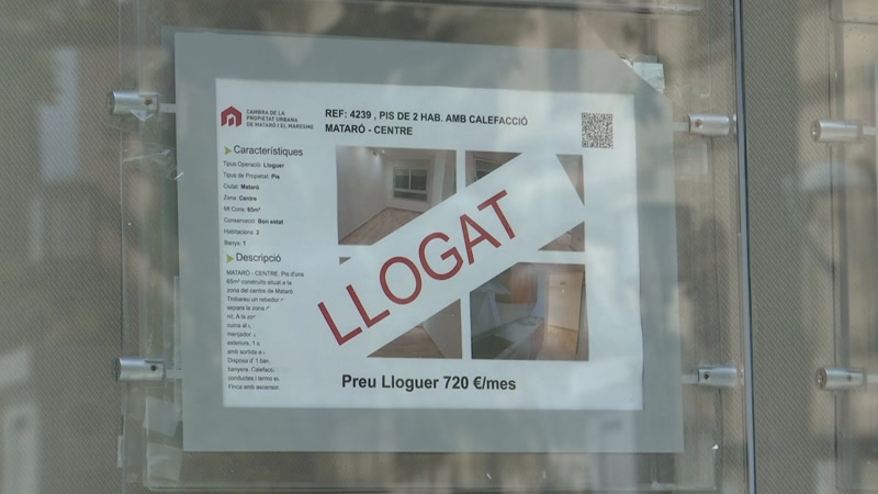 <strong>Incertesa entre propietaris i immobiliàries de Mataró per la regulació del lloguer</strong>