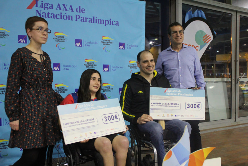 Triomf i r&egrave;cord per a Berta Garcia a la Lliga AXA de nataci&oacute; adaptada