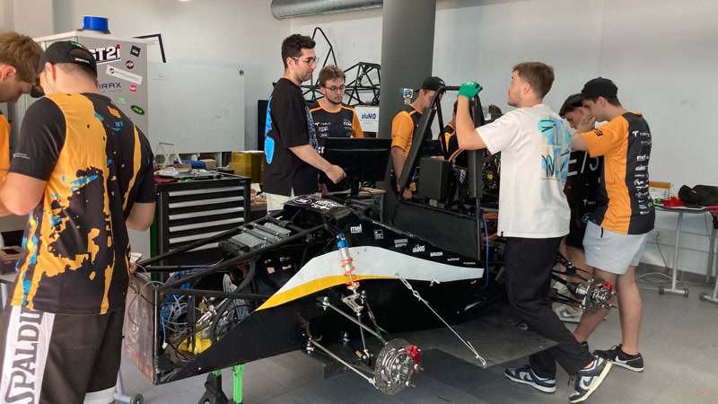 TecnoCampus MotorSport posa a prova el seu monopla&ccedil;a el&egrave;ctric