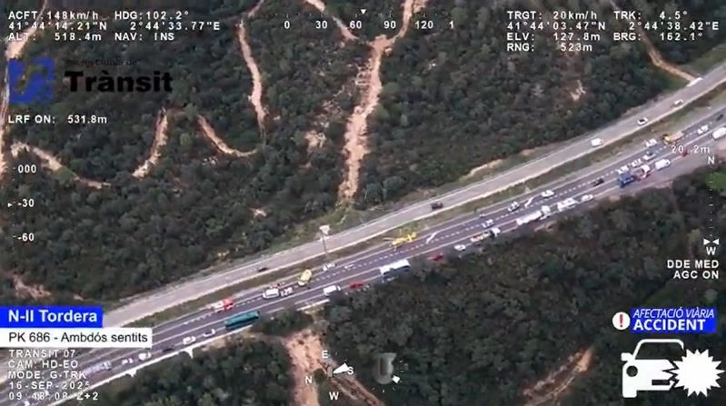 Detingut&nbsp;el conductor del cami&oacute; que va atropellar mortalment un jove a Tordera