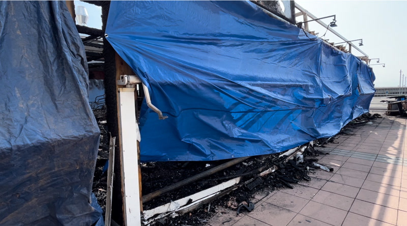 <strong>Investiguen qu&egrave; ha originat l&rsquo;incendi a dos restaurants del Port de Matar&oacute;</strong>