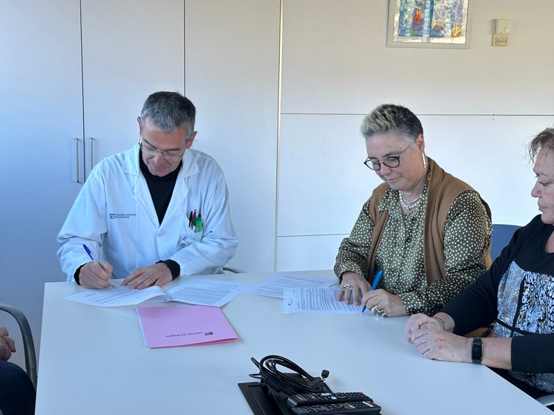 <strong>Maresme Oncològic i l’Hospital de Mataró signen un conveni per oferir tallers terapèutics a persones amb càncer</strong>