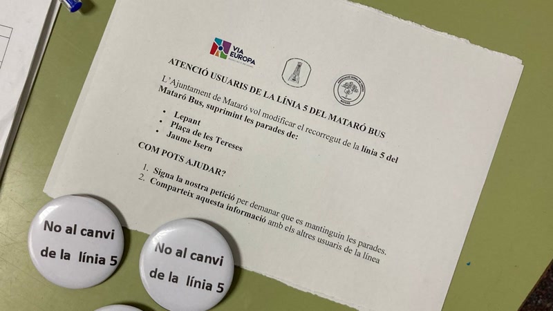 El manteniment del recorregut de la l&iacute;nia 5 apaivaga les discrep&agrave;ncies ve&iuml;nals per&ograve; no les reivindicacions