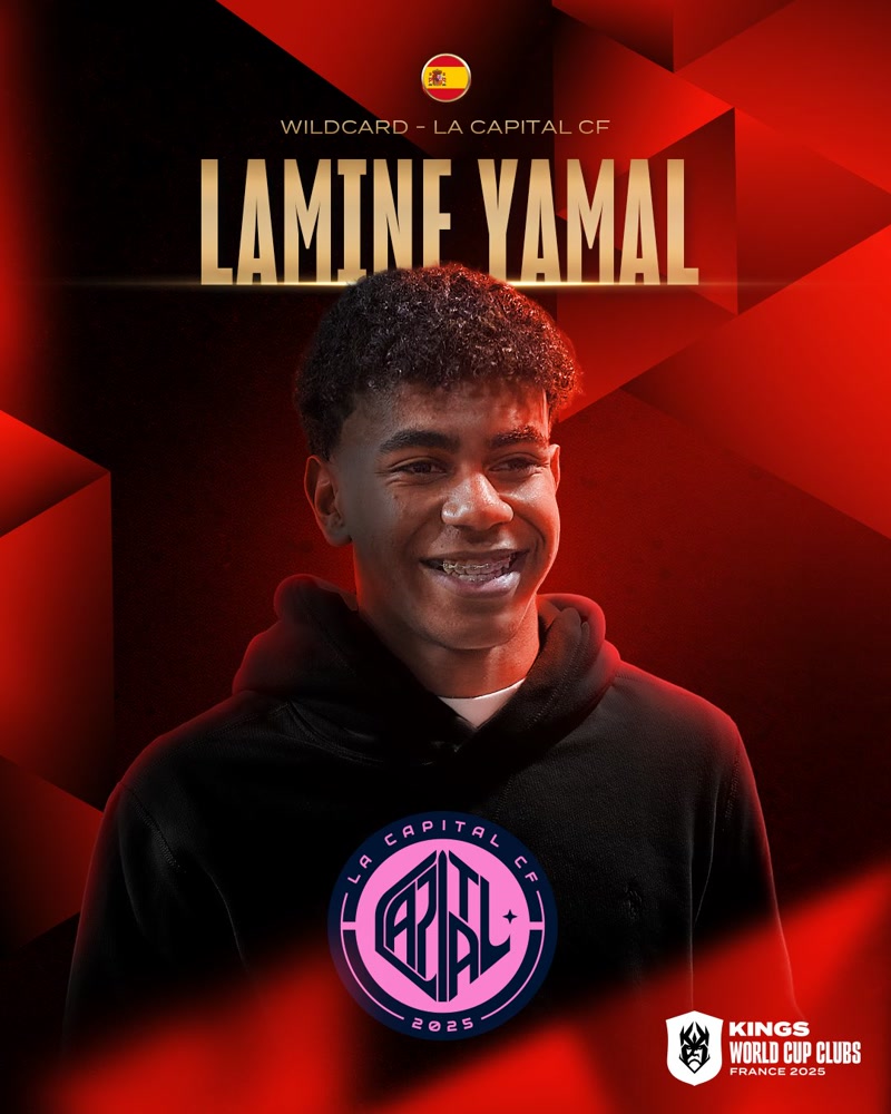 Lamine Yamal ja presideix La Capital CF