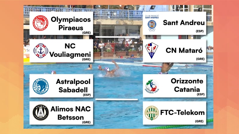 L&rsquo;Assolim CN Matar&oacute; s&#39;enfrontar&agrave; al CN Sant Andreu als quarts de final de la Lliga de Campiones