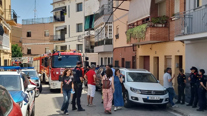 Moren un home i una dona en l&rsquo;incendi d&rsquo;un pis a Matar&oacute;