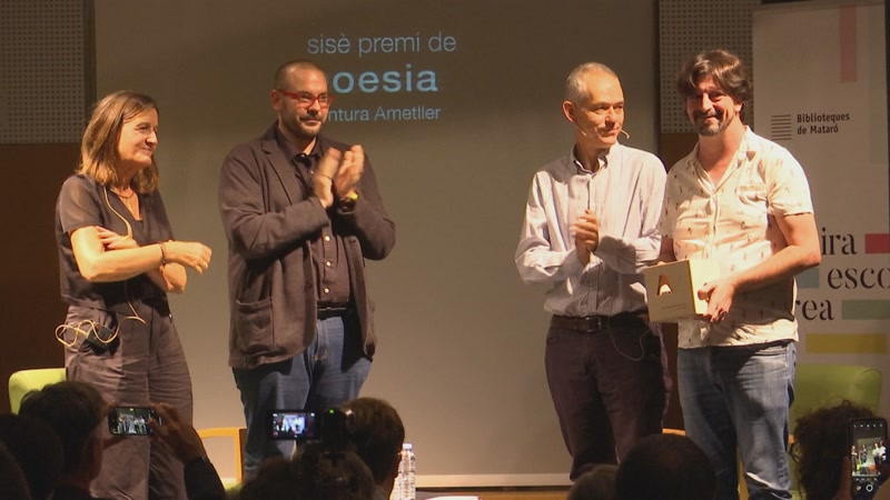 Un Pau Sanch&iacute;s Ferrer amb accent mataron&iacute; ja t&eacute; el guard&oacute; del sis&egrave; Premi de Poesia Ventura Ametller
