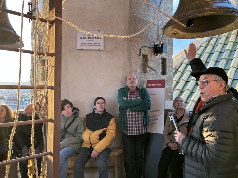 La restauraci&oacute;, protagonista de les visites del campanar de Santa Maria per la Candelera