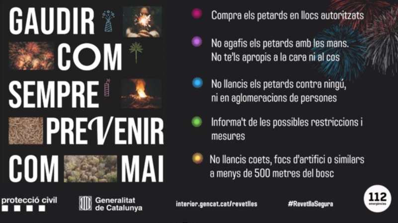Revetlla festiva per&ograve; segura
