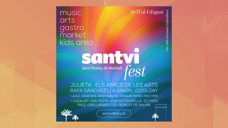 Santvi Fest, el nou festival d&rsquo;estiu de Sant Vicen&ccedil; de Montalt