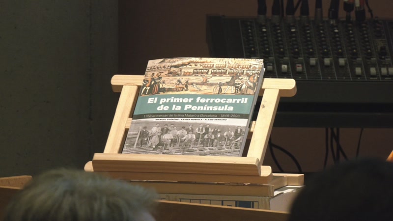 El primer ferrocarril, en un llibre