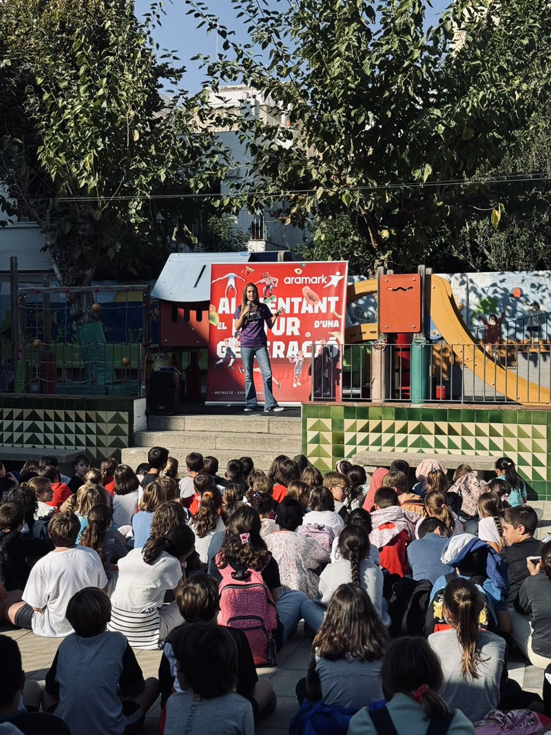 Ona Carbonell parla d&rsquo;alimentaci&oacute;, esport i futur a l&rsquo;escola Cor de Maria