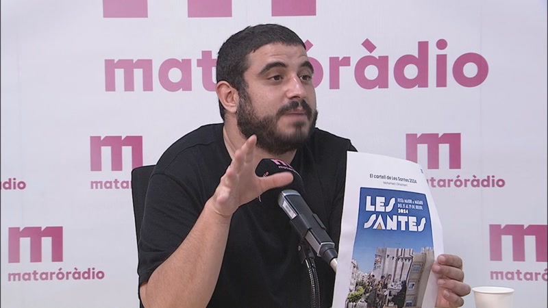 Mohamed L&#39;Ghacham: &quot;La gent de Rocafonda ha valorat molt que es faci el mural de Les Santes al seu barri&quot;