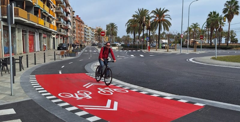 <strong>L&#39;Ajuntament vol per a l&#39;N-II un via ciclista en zig-zag</strong>
