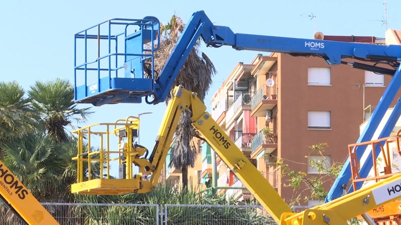 El gegant mataron&iacute; que fa equilibris amb la log&iacute;stica
