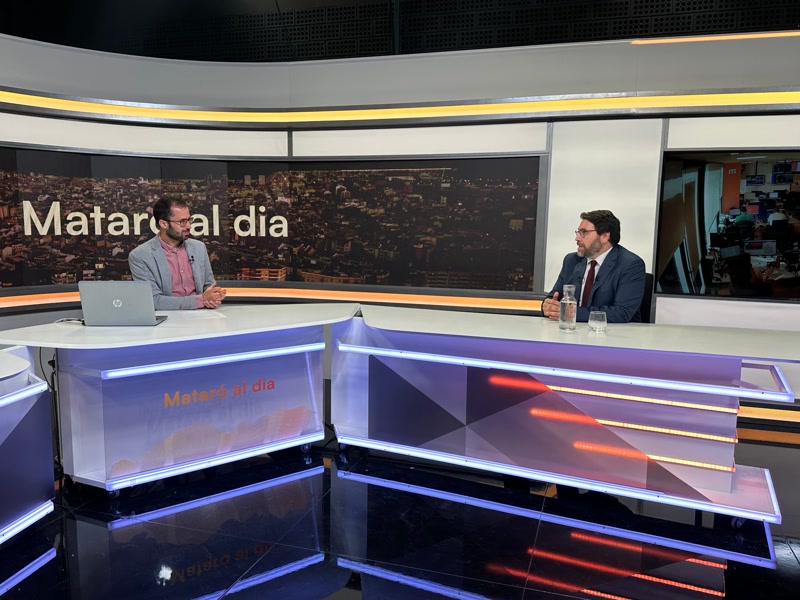 Ferran Pedret, president del grup parlamentari PSC al Parlament de Catalunya, ha concedit una entrevista al programa Mataró al Dia.