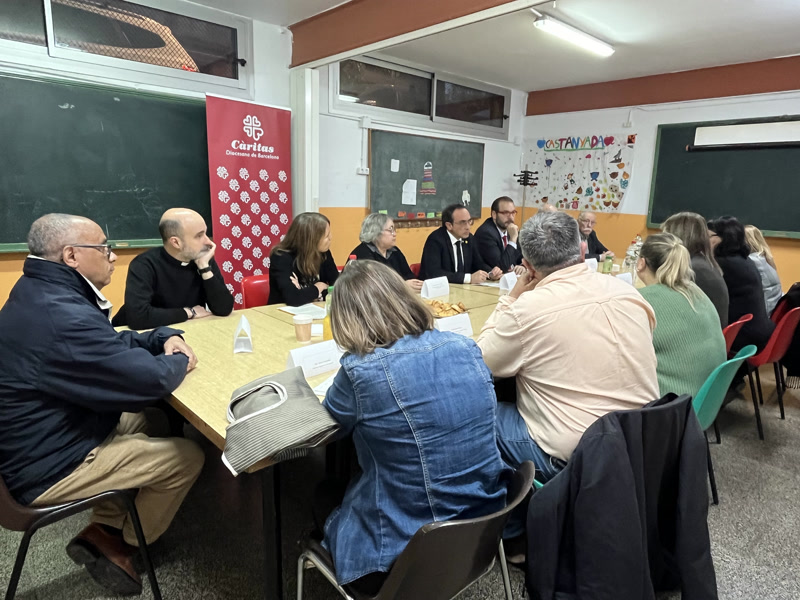 Rocafonda centra la primera visita oficial de Josep Rull a Matar&oacute;