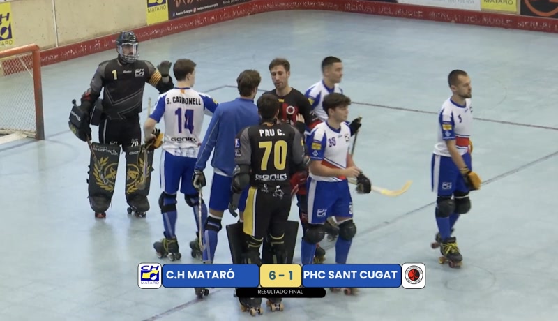 El CH Matar&oacute; goleja clarament el PHC Sant Cugat<strong> </strong><br />
&nbsp;