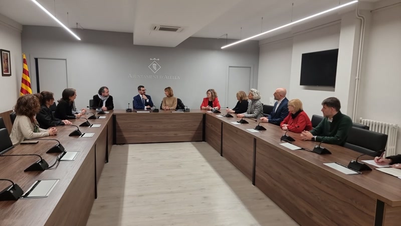 Alella i Llavaneres demanen suport a la Diputaci&oacute; per enllestir els seus projectes estrella