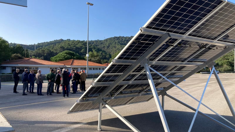 Comen&ccedil;a la instal&middot;laci&oacute; de 3.312 plaques fotovoltaiques a l&rsquo;antic peatge de Santa Susanna