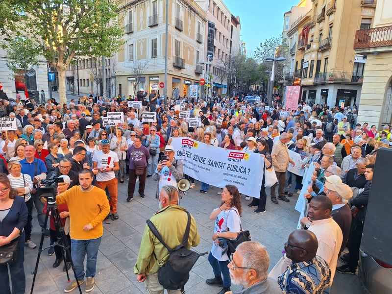<strong>Crit de for&ccedil;a a favor de la sanitat p&uacute;blica a Matar&oacute;</strong>