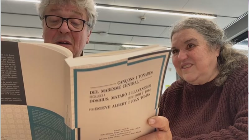 Un llibre recupera &#39;Can&ccedil;ons i tonades del Maresme Central&#39; recopilades entre 1930 i 1934