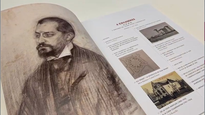 El president de l&#39;Associaci&oacute; Amics de Puig i Cadafalch, presenta un nou n&uacute;mero de la revista anual &#39;4 columnes&#39;