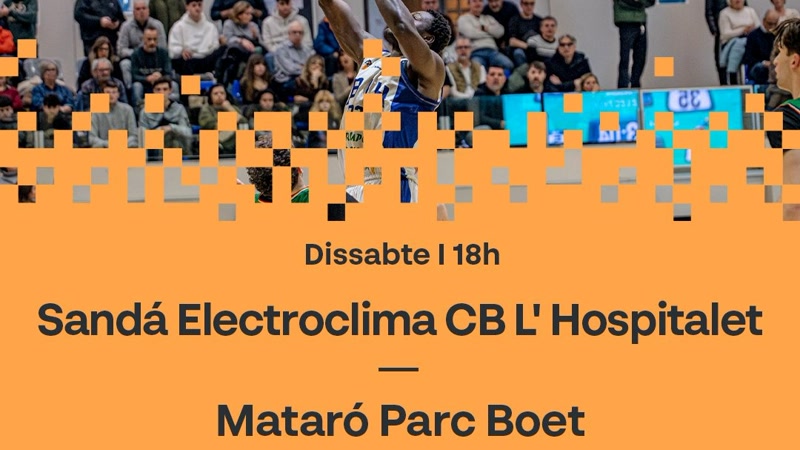 M&eacute;s b&agrave;squet 3a FEB: En DIRECTE Dissabte (18h) a tvmatar&oacute; i tvmataro.cat