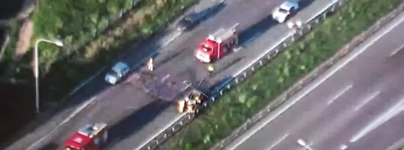 Dos ferits lleus en un accident a la C-32, a l&#39;al&ccedil;ada de Cabrera de Mar