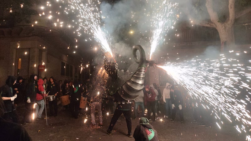 Retallada de pirot&egrave;cnia a les festes de Matar&oacute;