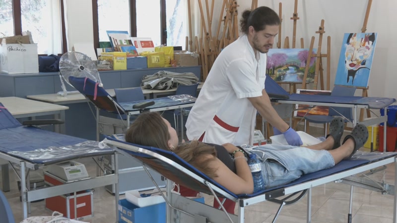 Les donacions de sang, per sota del 50%