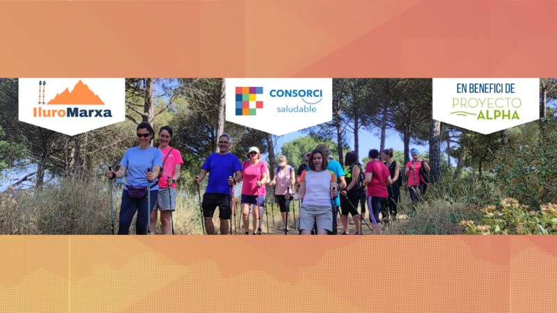 El Consorci Sanitari organitza la Iluromarxa, una caminada de marxa n&ograve;rdica amb finalitat solid&agrave;ria