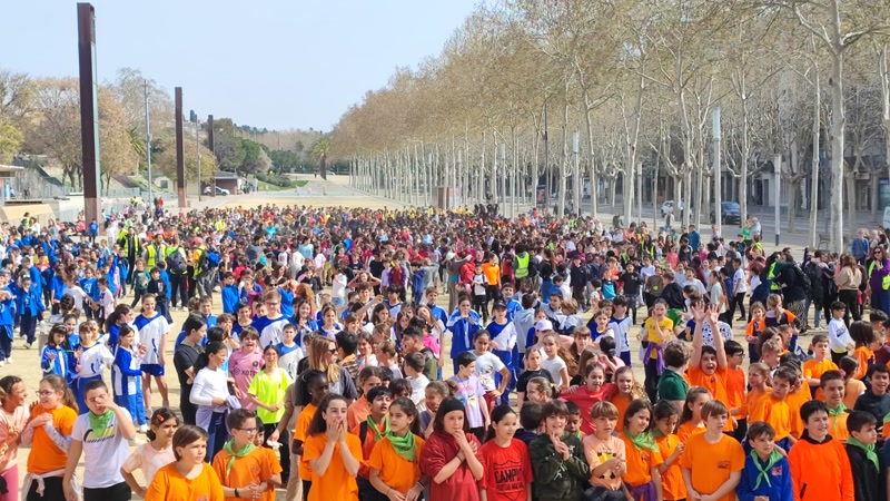 M&eacute;s de 2.000 infants traslladen l&rsquo;Educaci&oacute; F&iacute;sica al Parc Central