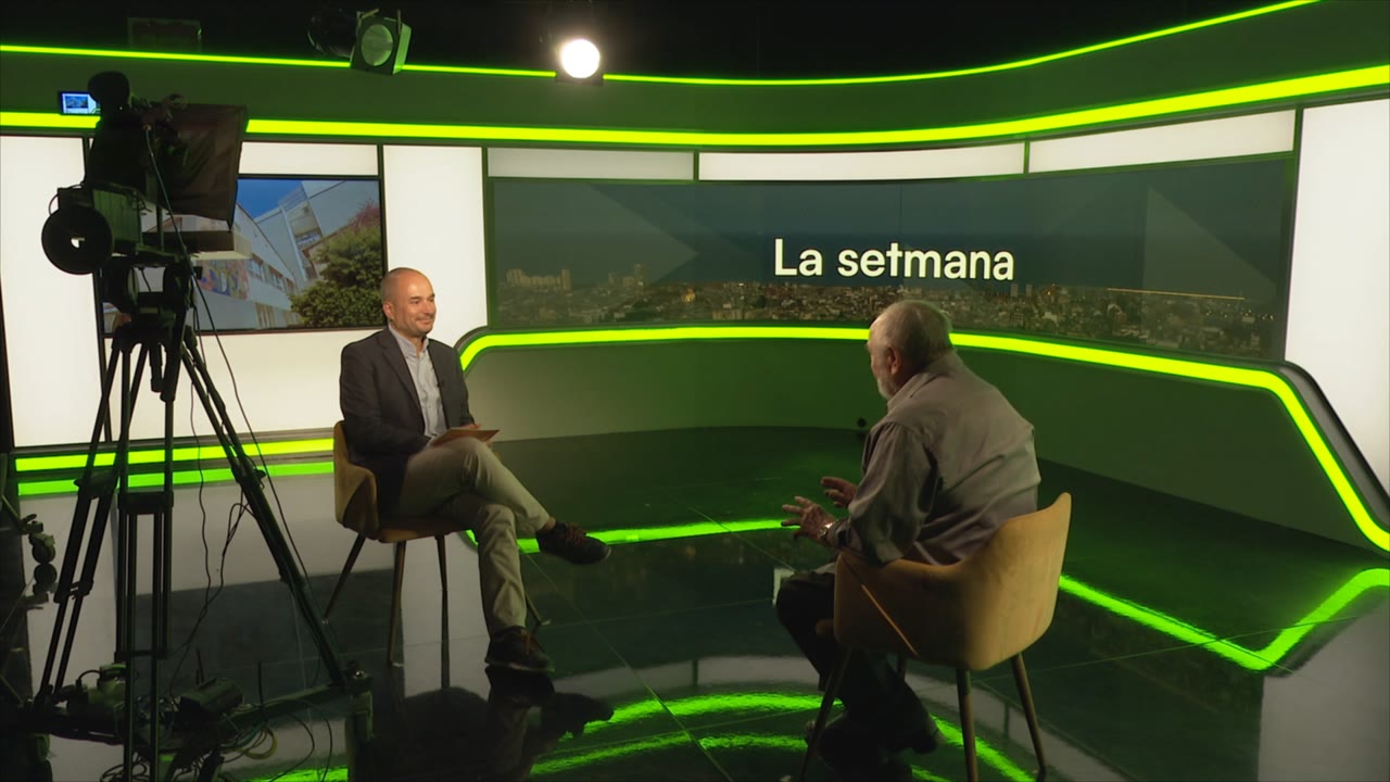 Un moment de l'entrevista d'Armand Olivé a tvmataró.jpg