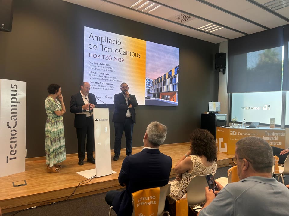 <p class="MsoNormal">La Generalitat aportarà 2M d’euros al nou edifici del TecnoCampus<span style="font-family:Satoshi;"><span style="mso-ansi-language:CA;" lang="CA"><strong><o:p></o:p></strong></span></span></p>